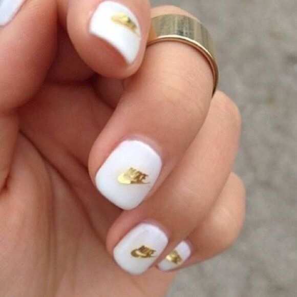 NIKE: Gold Nail Decals - Picture 3 of 8